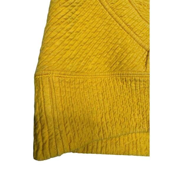 lululemon Womens Easy Going Hoodie Sleeveless Gold Hooded Size 10 Relaxed Fit - Picture 9 of 12